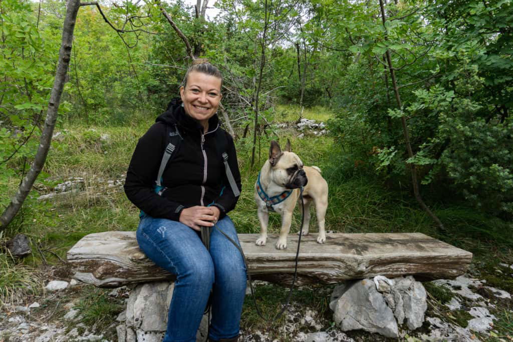Vela Draga Park Prirode Učka Urlaub mit Hund